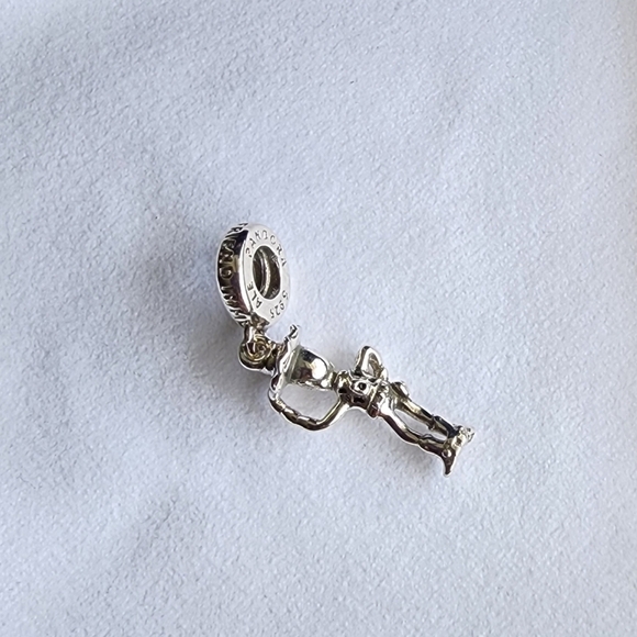 NEW Disney Pixar Toy Story Woody silver dangle charm for Pandora moment Brscelet - Picture 4 of 5